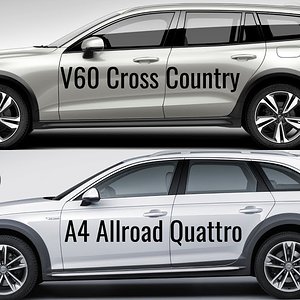 2019 Volvo V60 Cross Country vs Audi A4 Allroad Quattro