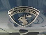 Club Volvo. Ru - Шильдик - металл. лось