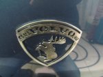 Club Volvo. Ru - Шильдик - металл. лось