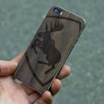 Club Volvo. Ru - Деревянные чехлы и накладки на iPhone 4/4s и 5/5s с лосем