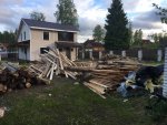 Club Volvo. Ru - Демонтаж дачного дома (бревно) + вывоз