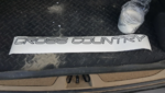 Club Volvo. Ru - СПБ. Наклейка CROSS COUNTRY