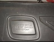 XC 70 Коврик в багажник