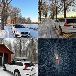 Шведская зима шведского автомобиля