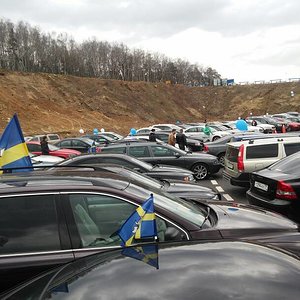 90 лет Volvo, 12 лет Клубу Вольво, фотосессия в Дзержинском