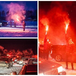18 февраля 2017. Москва. Шевлино. Автофигура, Клуб Вольво
