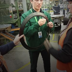 Экскурсия Клуба Вольво на завод Nokian Tyres