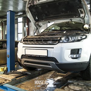 Range Rover Evoque на замене масла АКПП и обслуживании Haldex