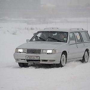 Зимние покатушки Clubvolvo в Тушино 02.2012