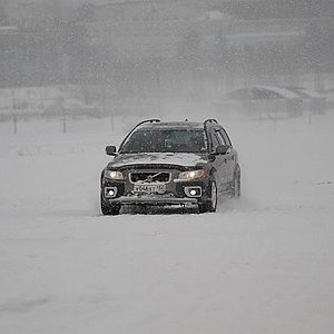 Зимние покатушки Clubvolvo в Тушино 02.2012
