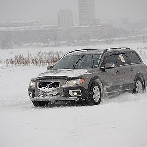 Зимние покатушки Clubvolvo в Тушино 02.2012