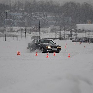 Зимние покатушки Clubvolvo в Тушино 02.2012