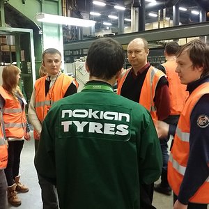 Экскурсия clubvolvo.ru, на завод Nokian Tyres, Всеволожск,