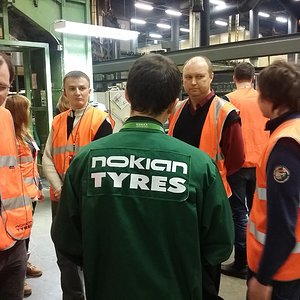 Экскурсия clubvolvo.ru, на завод Nokian Tyres, Всеволожск,