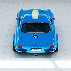 Volvo P1800 Cyan,