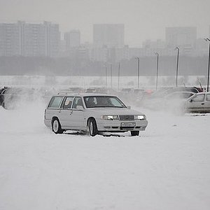 Зимние покатушки Clubvolvo в Тушино 02.2012