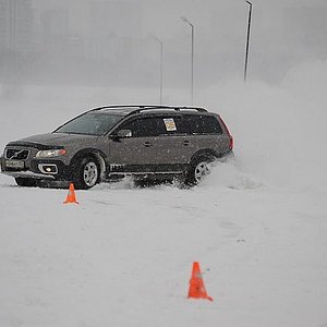 Зимние покатушки Clubvolvo в Тушино 02.2012