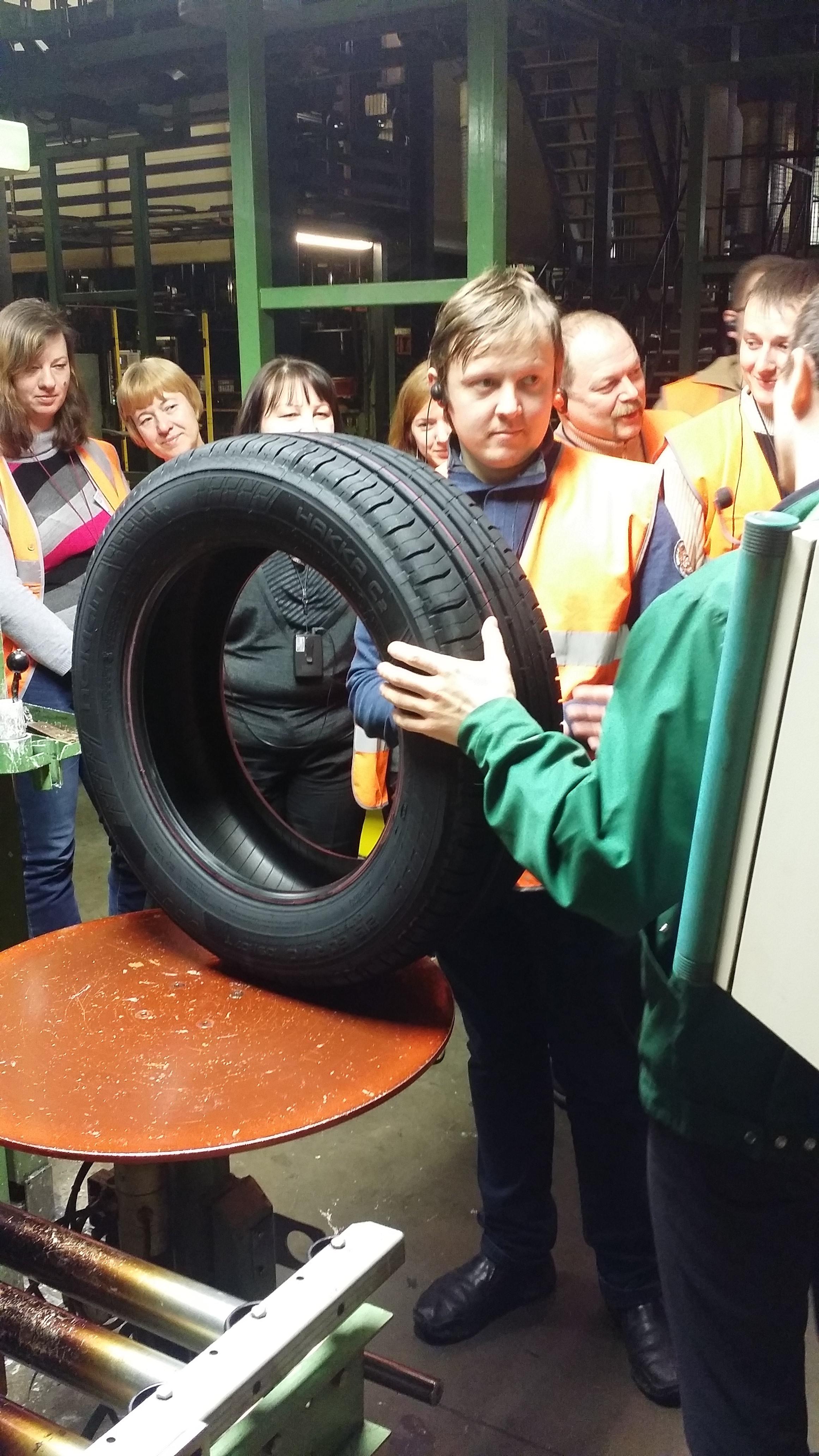 Экскурсия clubvolvo.ru, на завод Nokian Tyres, Всеволожск,