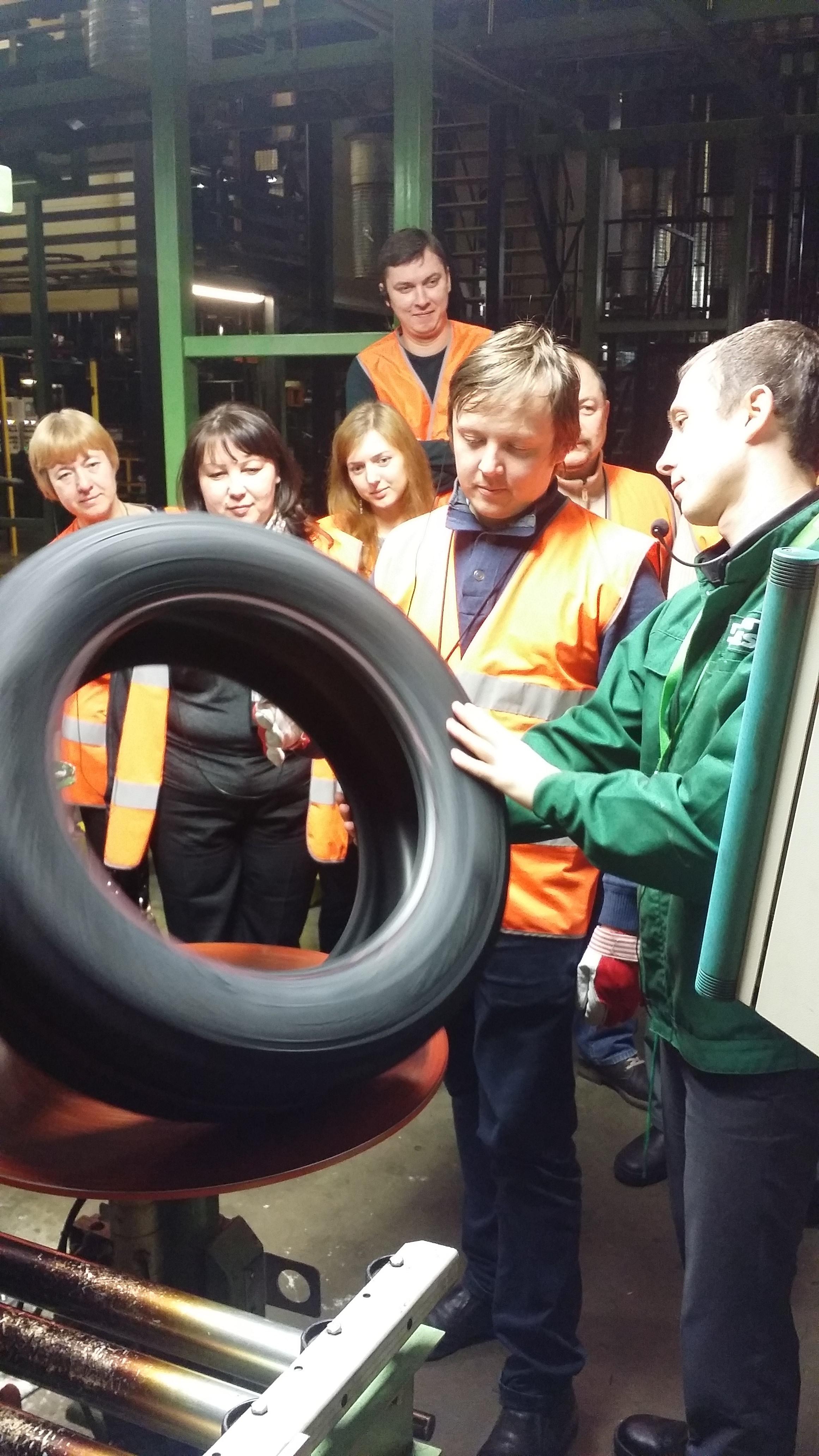 Экскурсия clubvolvo.ru, на завод Nokian Tyres, Всеволожск,