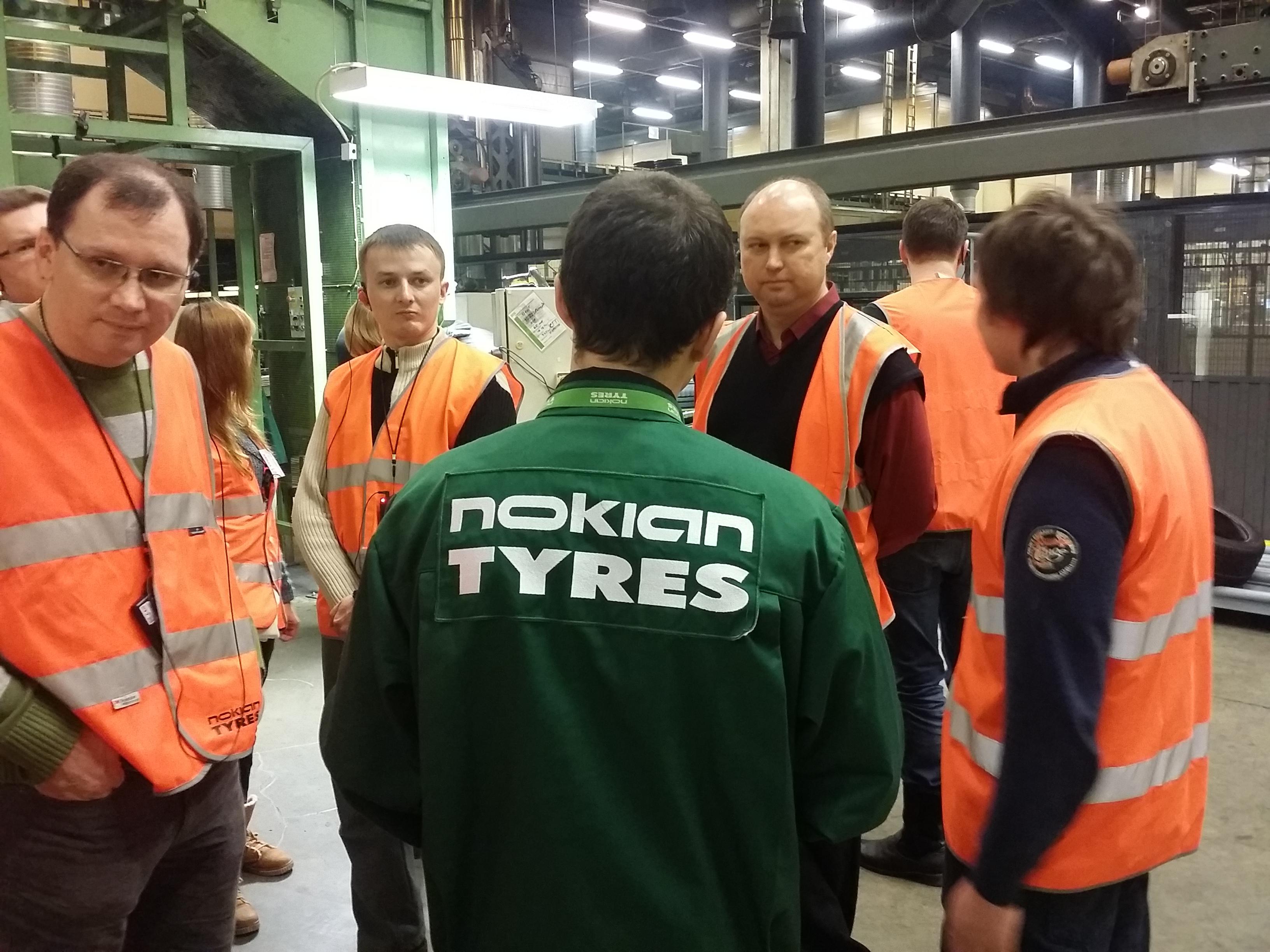 Экскурсия clubvolvo.ru, на завод Nokian Tyres, Всеволожск,