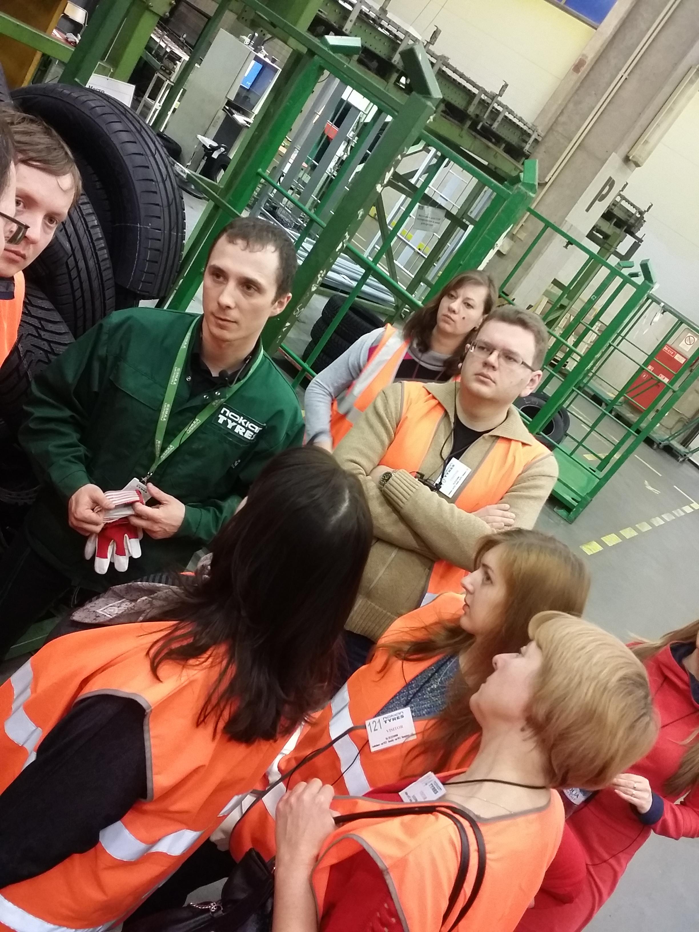 Экскурсия clubvolvo.ru, на завод Nokian Tyres, Всеволожск,