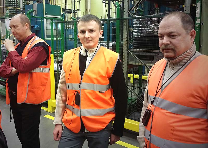 Экскурсия Клуба Вольво на завод Nokian Tyres