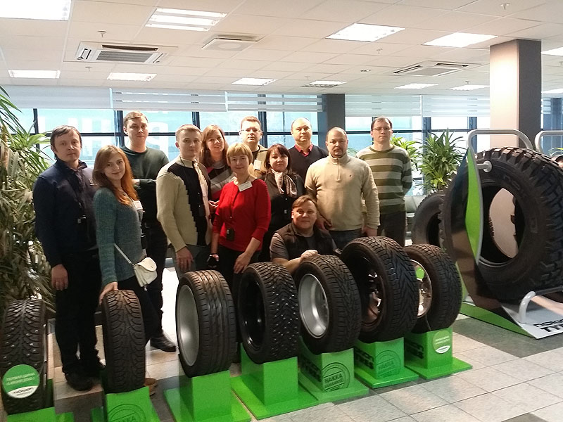 Экскурсия Клуба Вольво на завод Nokian Tyres