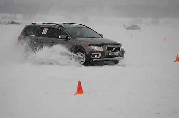 Зимние покатушки Clubvolvo в Тушино 02.2012