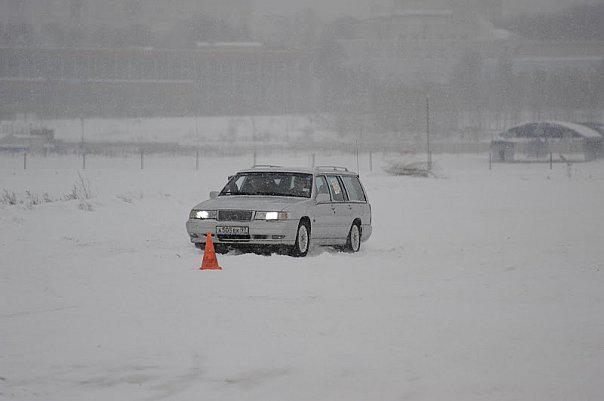Зимние покатушки Clubvolvo в Тушино 02.2012