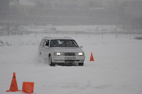 Зимние покатушки Clubvolvo в Тушино 02.2012