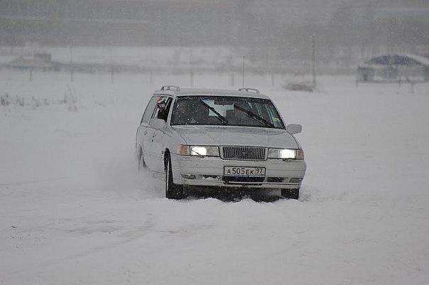 Зимние покатушки Clubvolvo в Тушино 02.2012