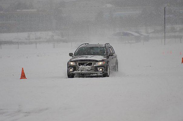 Зимние покатушки Clubvolvo в Тушино 02.2012