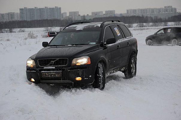 Зимние покатушки Clubvolvo в Тушино 02.2012