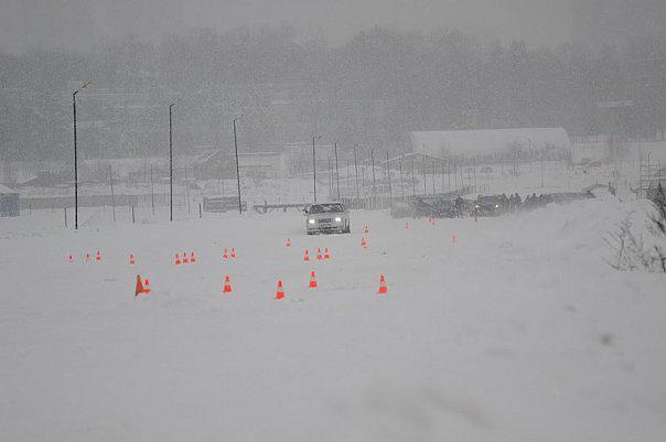 Зимние покатушки Clubvolvo в Тушино 02.2012