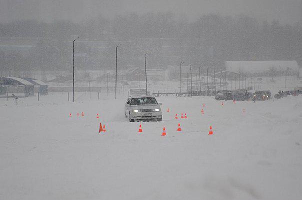Зимние покатушки Clubvolvo в Тушино 02.2012